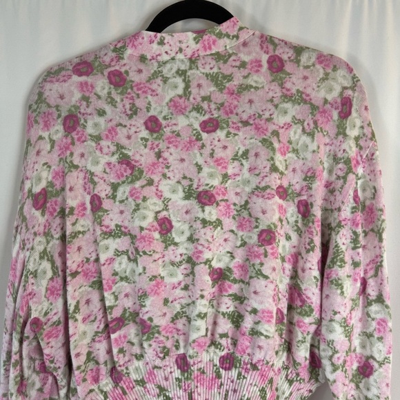 INC International Concepts Pink floral print Knit Top Size: M - Picture 9 of 16
